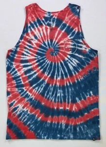 Men's Ripcurl Rip Curl Patriotic Colors Tie Dye Cotton Tank Top Sizes S, M - Picture 1 of 2