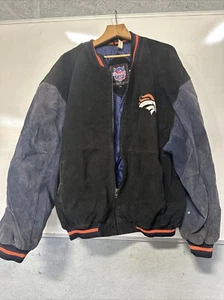 Vintage Game Day Broncos Mantel Leder XL - Bild 1 von 10
