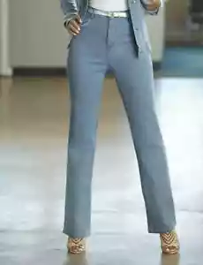 Pantaloni jeans Maxine Stonewash denim con borchie control taglia 14 di Ashro nuovi - Foto 1 di 1