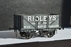 Handbuilt O-Gauge British Private Owned 2-Axle Open Wagon Ridleys #20 RARE