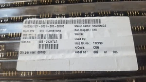 LOT OF 100 RADIONICS EL09SBTK2NS CONNECTOR (U2.2B2)     - Picture 1 of 1