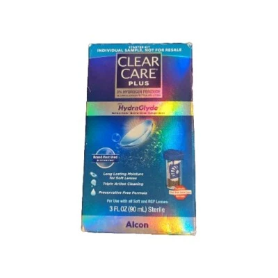 Clear Care Plus con HydraGlide Triple Acción Limpieza Tiene Estuche para Ojos Exp: 03/2026 Foto 1 de 4
