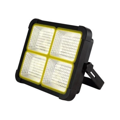 FARO LED PANNELLO SOLARE RICARICABILE PROIETTORE FARETTO 200 WATT USB PAWER BANK - Immagine 1 di 4
