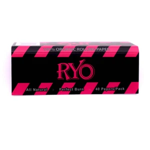 "PINK SECRET" HEMP Rolling Papers 77*45mm 10 Booklets=400 leaves smoking RYO - Picture 1 of 5