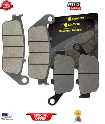 Pastillas de freno delanteras y traseras Caltric para Honda NT650 Hawk GT 650 1988-1991 Foto 1 de 4