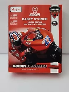 Maisto Ducati Casey Stoner No. 27 Limited Edition 02876 Of 15000 - MOTO GP - Picture 1 of 8