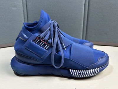 Adidas Y-3 YOHJI YAMAMOTO Qasa High Blue Men Size US 6.5 Athletic Sneakers Shoes - Image 1 of 4