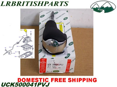 GENUINO LAND ROVER PERILLA DE CAMBIO DE MARCHAS RANGE ROVER SPORT 05-09 NUEVO UCK500041PVJ OEM Foto 1 de 4