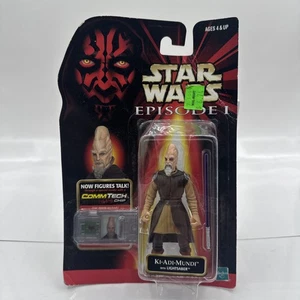 Star Wars Episodio 1 Modellino Ki Adi Mundi 3.75 1998 Hasbro con chip tecnico Comm - Foto 1 di 13