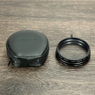 Tiffen 55mm Vara-Cross 2mm Japan with Case Star Filter Screw-In Lens Effect - Image 1 of 4
