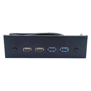5.25" Front Panel Hub for PC Computer Case USB 3.0 USB 2.0 PC Front Panel High - Bild 1 von 4