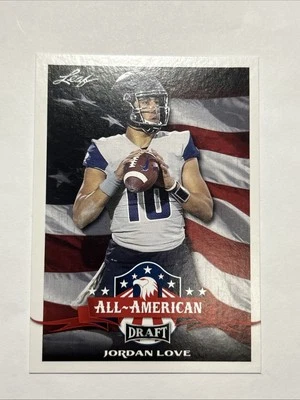 2020 Leaf Draft - All-American Jordan Love #71 (RC) - Image 1 of 2