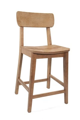 Boraam Torino Counter Height Stool 24 Inch Barnwood Wire Brush - Image 1 of 3