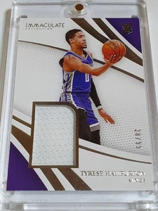 2020 Panini Immaculate Tyrese Haliburton Rookie #PATCH /99 Jersey RC - Rare - Picture 1 of 4