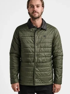 Roark Chopper Large Quilted Packable Jacket Primaloft Insulated Dark Green - Picture 1 of 13