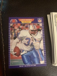 Alonzo Highsmith, 1989 Pro Set, #145, Houston Oilers, Football Card - Picture 1 of 2