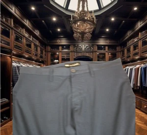 TRAVIS MATTHEW Men’s Golf Casual Pants Poly Rayon Elastic Blue 34 x 32 - Picture 1 of 11