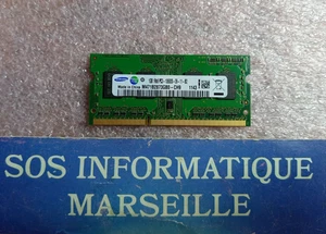 Barrette Mémoire SAMSUNG 1GB 1Rx8 PC3-10600S-09-11-B2 (M471B2873GB0-CH9) - Foto 1 di 4