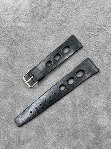 Vintage rubber watch strap for diver, racing and chronograph NOS - Picture 1 of 5
