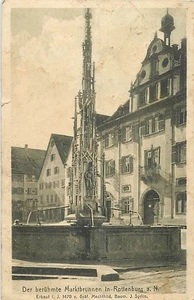 AK Rottenburg am Neckar Marktbrunnen Eugen Heim - Bild 1 von 2