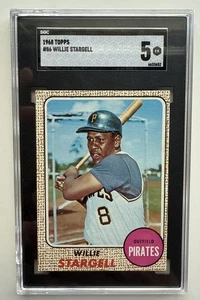 1968 Topps #86 Willie Stargell Pittsrbugh Pirates HOF SGC 5 - Picture 1 of 2