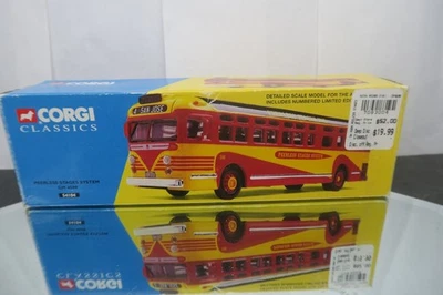CORGI CLASSICS ESCALA 1/50 #54104 SISTEMA DE ETAPAS SIN IGUAL SAN JOSE GM 4509 AUTOBÚS! Foto 1 de 4