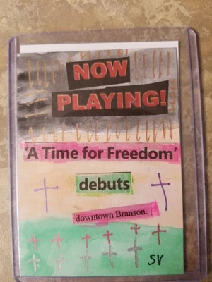 Branson MO Abstract Famous Artist: Artist Trading Card ACEO Original Artwork - Image 1 of 2