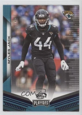 2019 Panini Playoff 2nd Down 32/49 Myles Jack #66 - Image 1 of 3