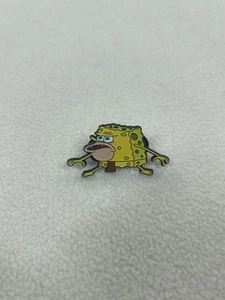 SpongeBob Squarepants CaveMan Enamel Two Prong Pin - Picture 1 of 3