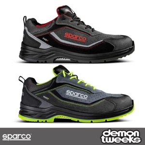 Sparco Indy S1P ESD Safety Shoes / Trainers - Suede Upper (Mechanic, Garage) - Picture 1 of 21