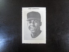 1969 Milton Bradley Jose Cardenal Card (B60)