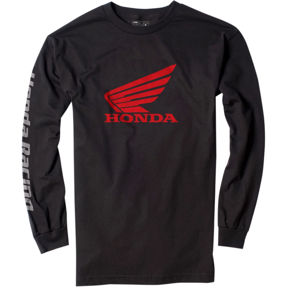 Camiseta de manga larga Factory Effex Honda Wing (negra) 2XL Foto 1 de 1