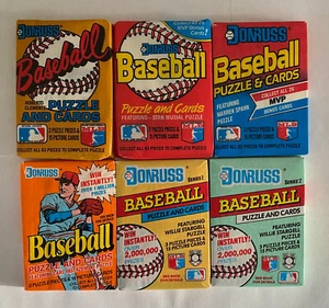 Lot of 91 Vintage Donruss Baseball Cards in Six Unopened Packs (1987-91) - Picture 1 of 2