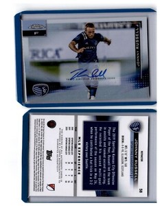 2021 Topps Chrome MLS Refractor Auto #58 Johnny Russell Sporting Kansas City
