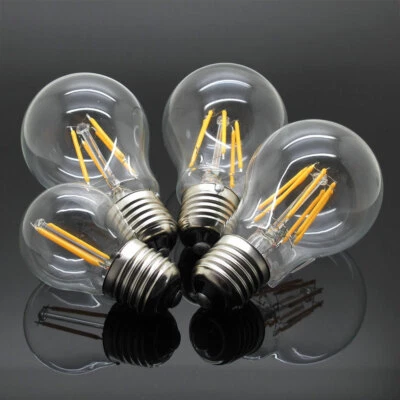 3X Antique LED E27 Bulb 220V 2W 4W 6W 8W LED Filament Retro Lamps B22 Glass - Image 1 of 4