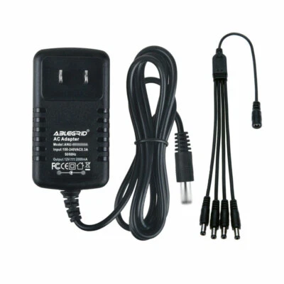 AC/DC 12V Power with 4 Splitter for Lorex ACC-U41 4-in-1 security camera Adapter - Image 1 of 4