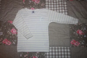 Camisa interior esquí lana Petit Bateau NUEVO talla 2 o 4 años / 92 / 104 colores naturales - Imagen 1 de 3