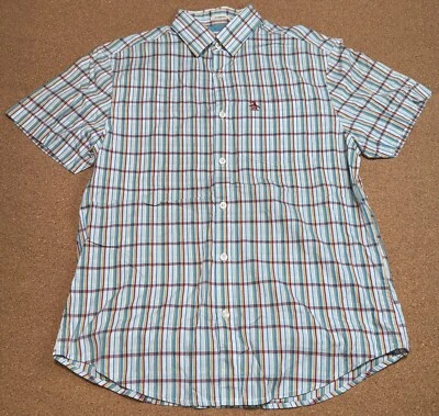 Penguin Mens Size S Classic Fit Plaid Polo Multicolor  Short Sleeve NWOT - Image 1 of 4