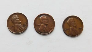 Lot 1944S 1945S 1946S Lincoln Wheat Penny Set of 3 - Bild 1 von 2