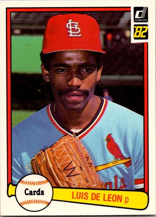 1982 Donruss Baseball #588 Luis DeLeon *EX* - Image 1 of 1