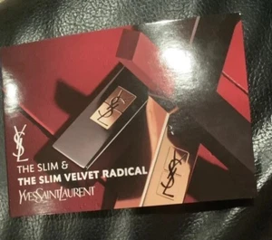 Yves Saint Laurent YSL The Slim Velvet Radical Lipstick SampleCard 21,28,302,308 - Bild 1 von 2
