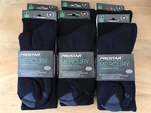 Prostar Mercury Teamwear Socks x6 Pairs Senior 7-12 