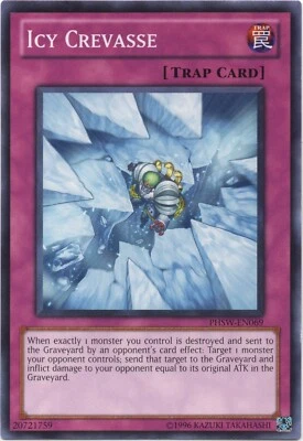 Icy Crevasse PHSW-EN069 Yu-Gi-Oh Card (U) New - Image 1 of 3