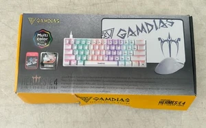 GAMDIAS Hermes E4 3-in-1 Combo Multi-Colored Mechanical Keyboard Pad Mouse NEW - Picture 1 of 5