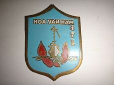 Vietnam Guerre Arvn Marine Vaisseau Graisseur Hoa Van Ham 471 Beercan Insignes