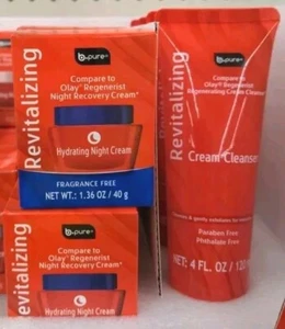 b.pure Revitalizing Night&Day Hydrating Moisturizer Cream Cleanser Set&Cleanser - Picture 1 of 1