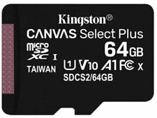 Kingston Micro SD Card 64GB Class 10 SDXC Phone Memory & Adapter