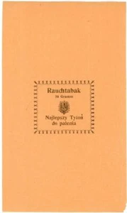 Austria Poland Galicia tobacco premium stamp revenue Rauchtabak fiscal - Picture 1 of 1