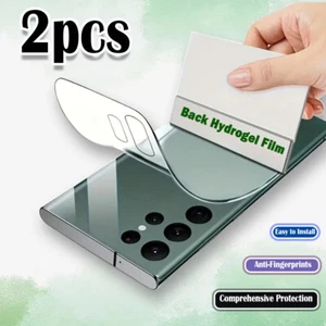2Pcs Back Hydrogel Screen Protector For Samsung Galaxy S24/S24+/S24 Ultra - Picture 1 of 13