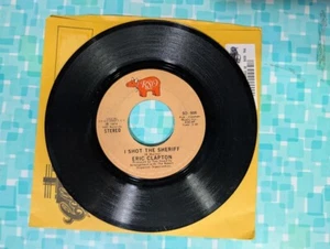 Eric Clapton, two 45s, I Shot the Sherriff & Pretending - Picture 1 of 4